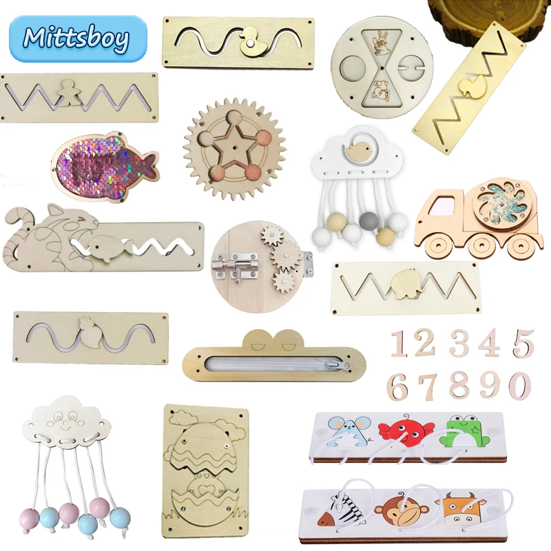 Kids Education Usa - DIY Busy Board Montessori Educational Toys