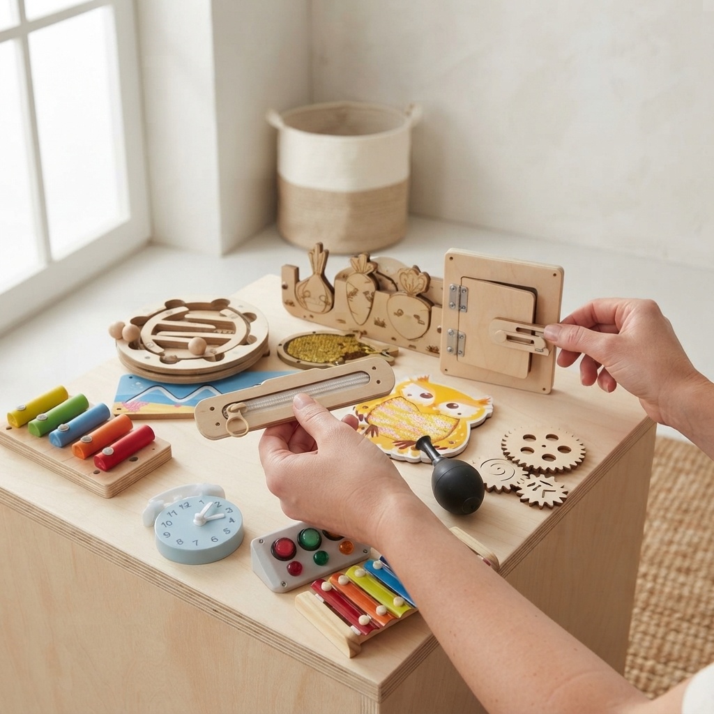 Dinosaur Busy Board Wooden DIY - огляд і ціна Kids Education Usa