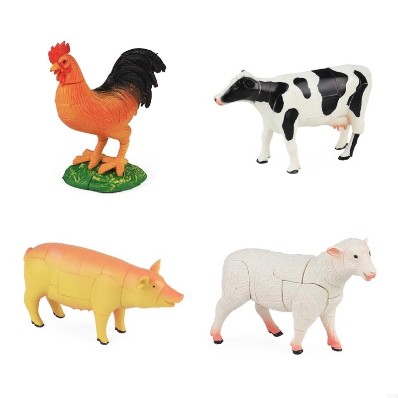 4D Animal Puzzle Building Anim - огляд і ціна Kids Education Usa