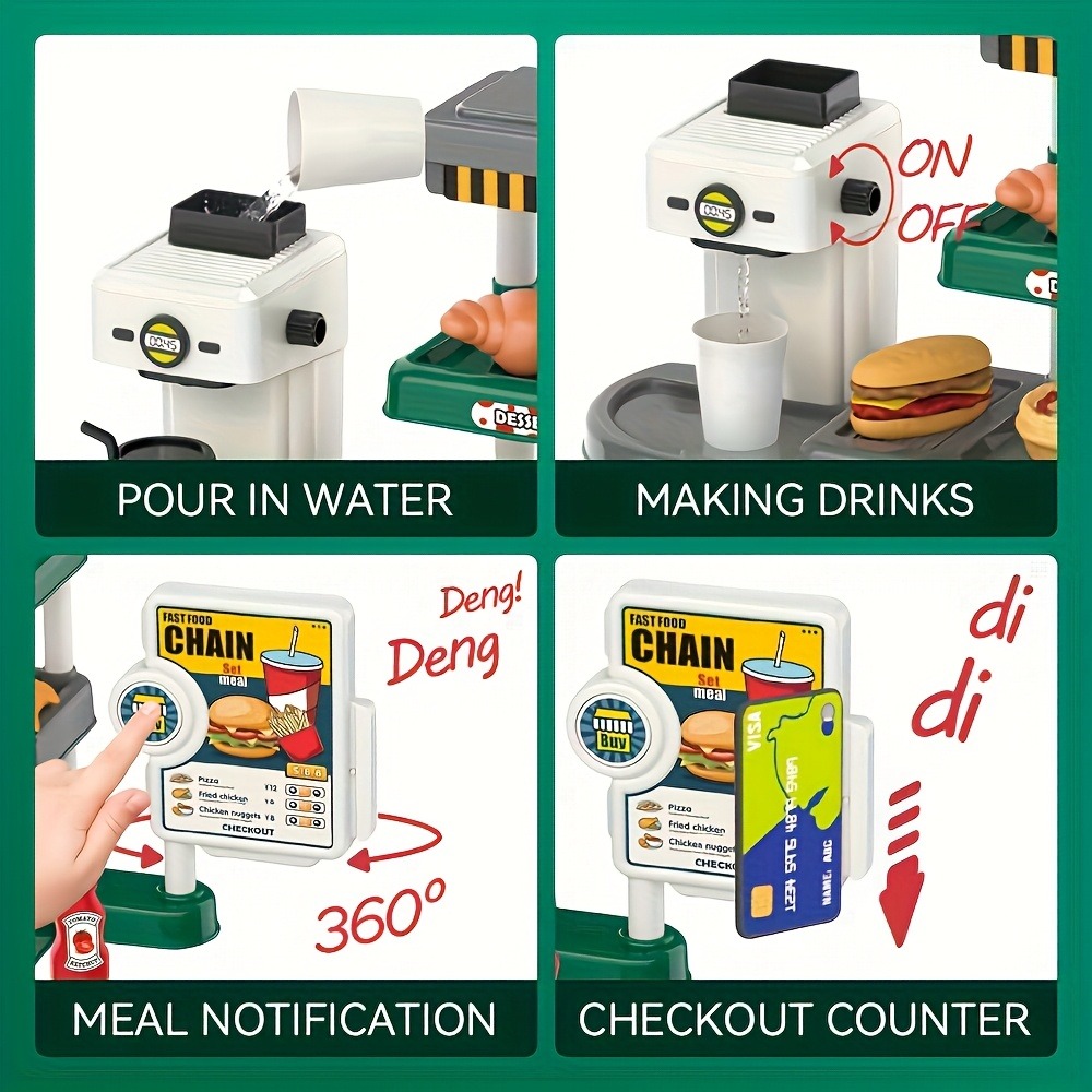Pretend Play Fast Food Store T - огляд і ціна Kids Education Store