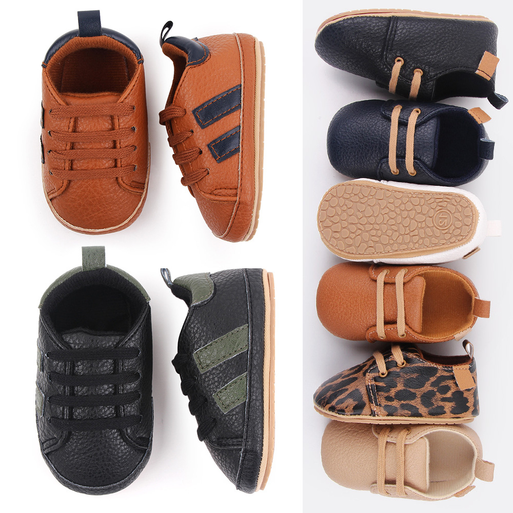 Baby Leather Casual Crib Shoes - огляд і ціна Kids First Education