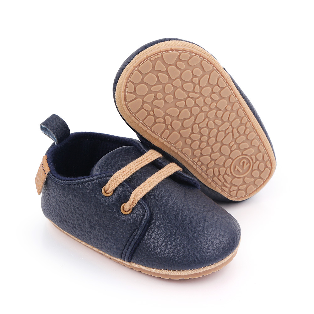 Baby Leather Casual Crib Shoes - огляд і ціна Kids First Education