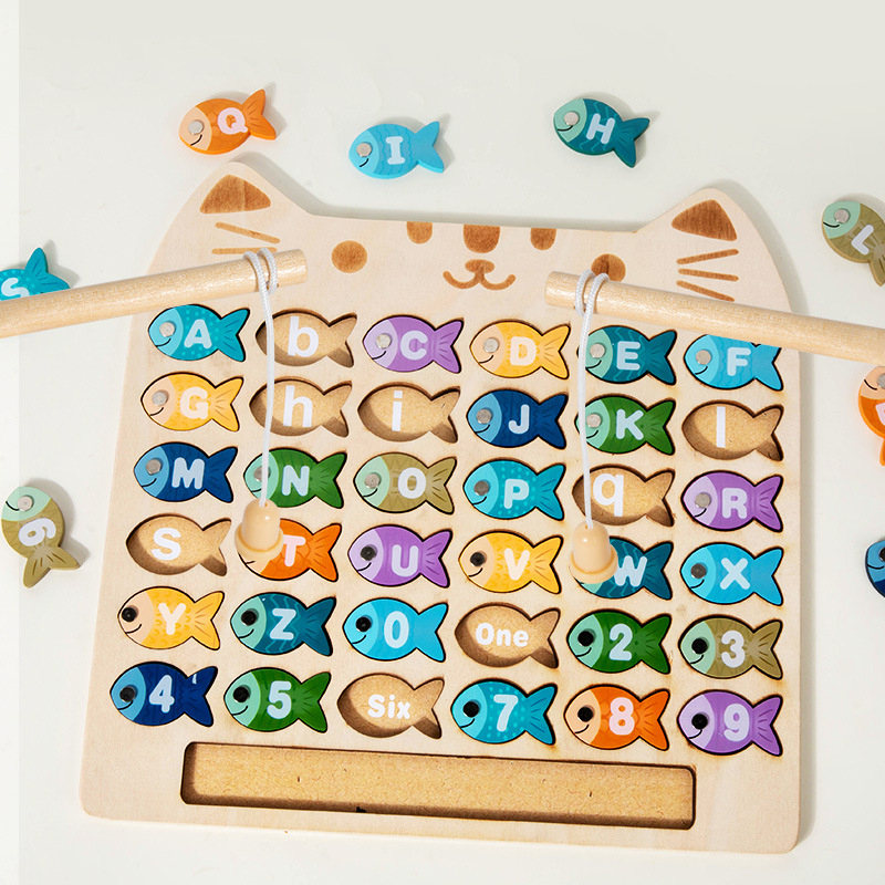 Wooden Magnetic Fishing Game K - огляд і ціна Abc Kids Early Education