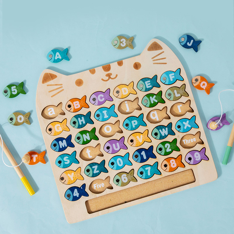 Wooden Magnetic Fishing Game K - огляд і ціна Abc Kids Early Education