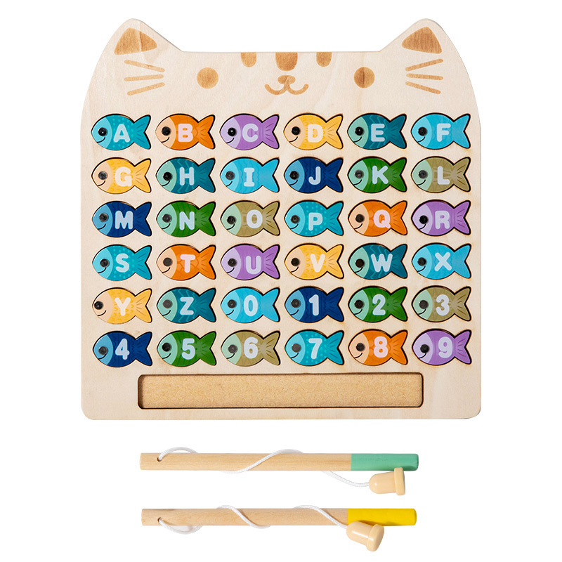 Wooden Magnetic Fishing Game K - огляд і ціна Abc Kids Early Education