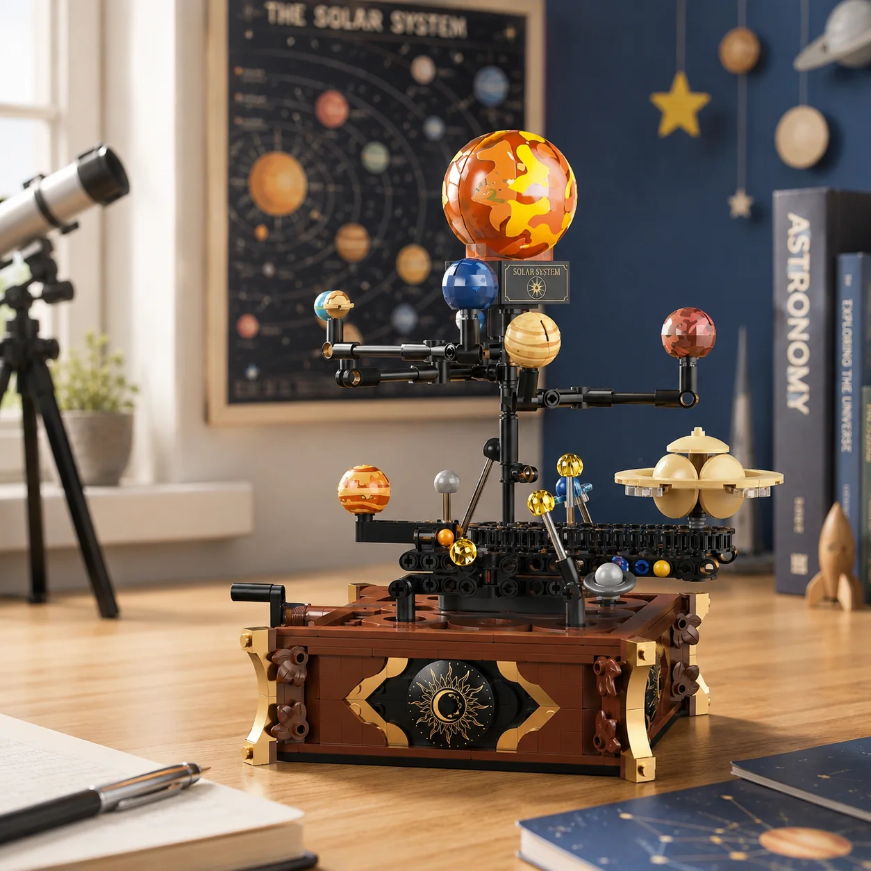697pcs Classic Space Solar Sys - огляд і ціна Solar System Model