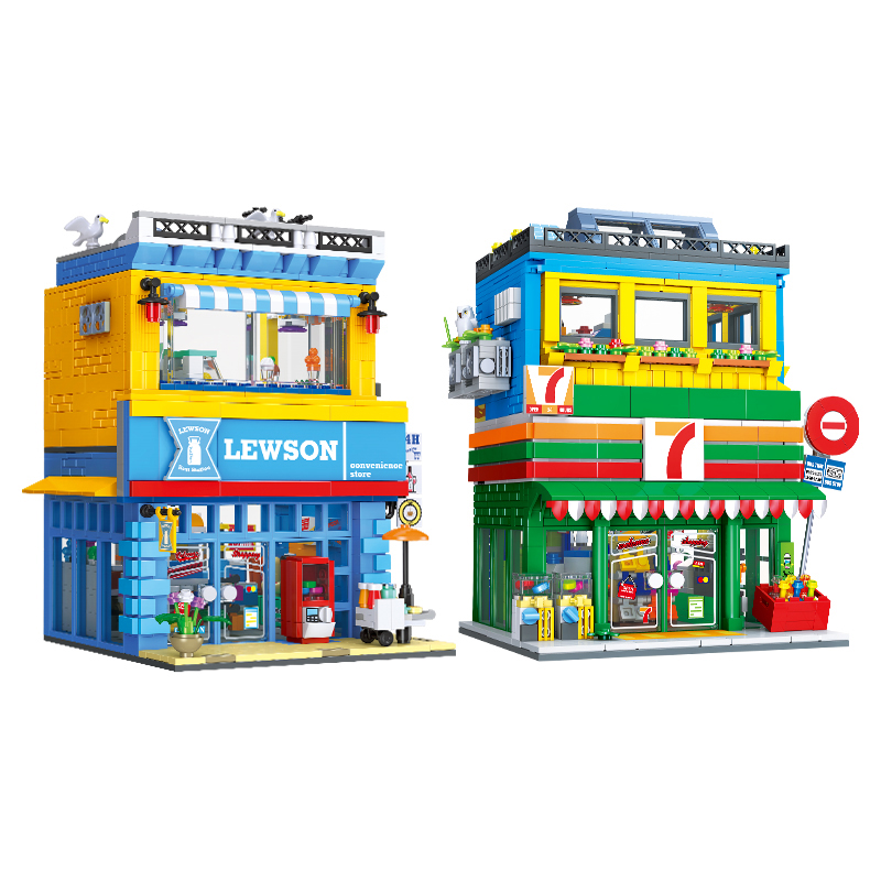 1263+PCS Street Scene Convenie - огляд і ціна Kids Education Store