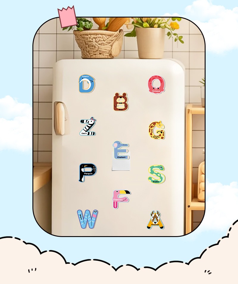 52Pcs Alphabet Magnetic Fridge - огляд і ціна Abc Kids Early Education