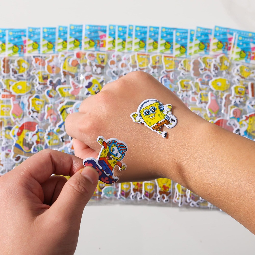 12-Pack SpongeBob 3D Stickers  - огляд і ціна Kids First Education