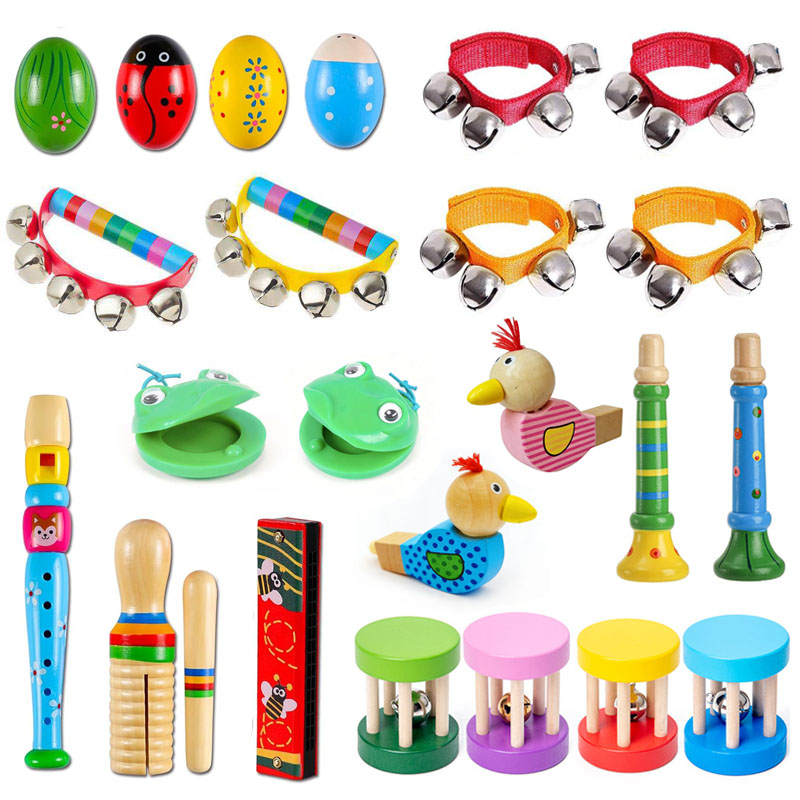 Wooden Music Instruments for K - огляд і ціна Kids Education Bell