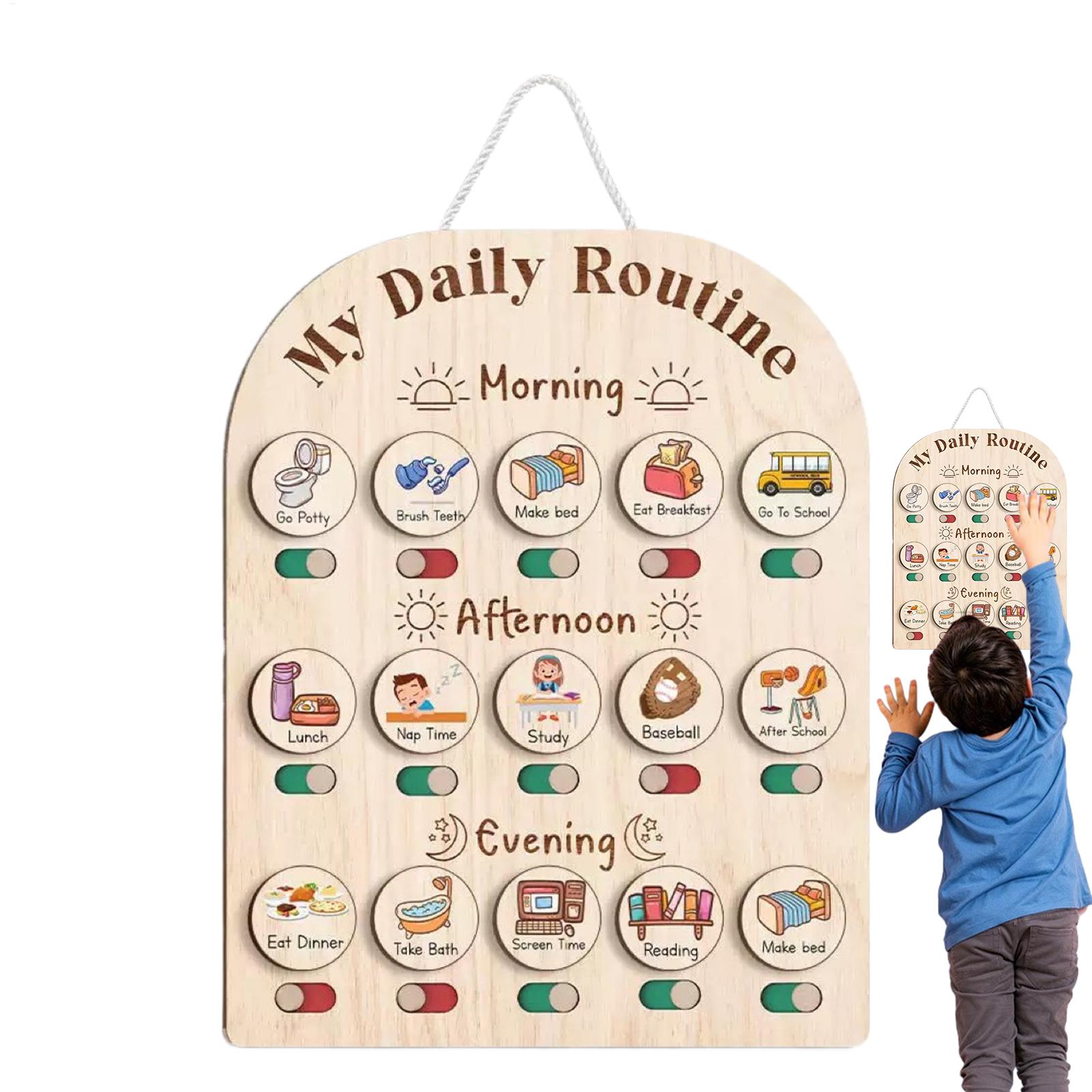 Routine Chart for Kids Morning - огляд і ціна Kids Education Planner