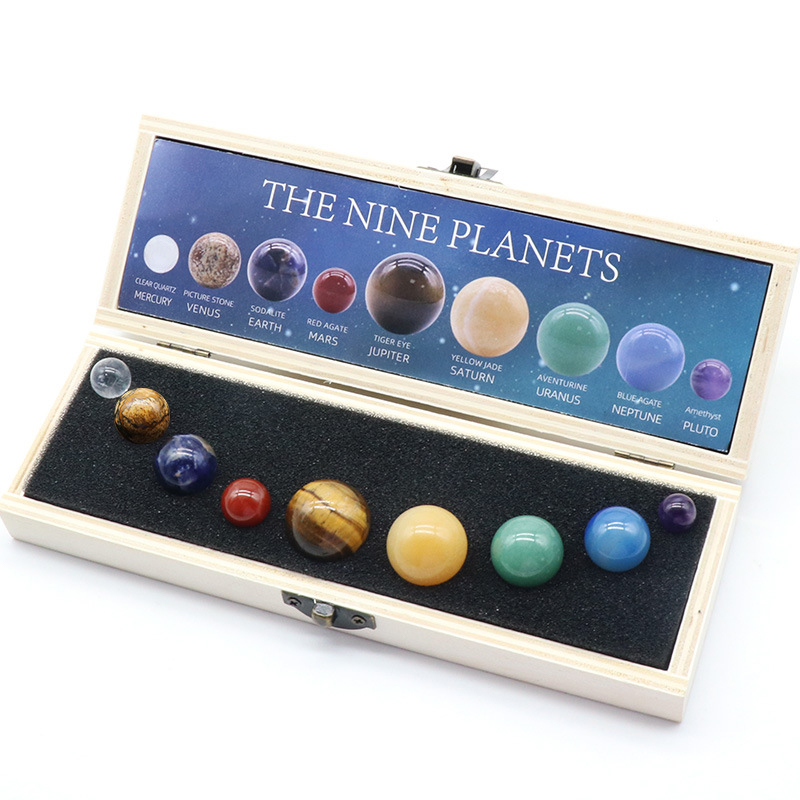 Natural Crystal 8 9 Planets Ba - огляд і ціна Solar System Model