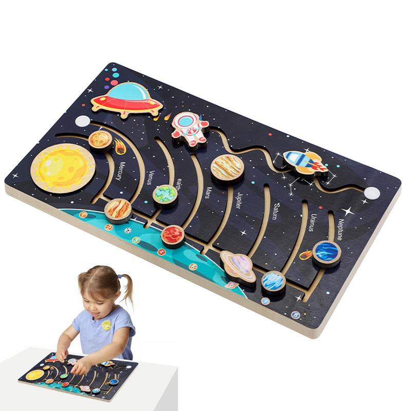 Solar System Model Board Woode - огляд і ціна Solar System Model