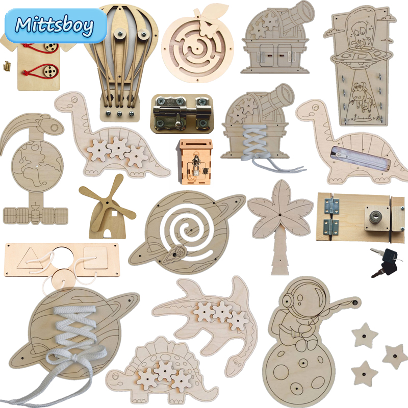Montessori Busy Board Accessor - огляд і ціна Kids Education Usa
