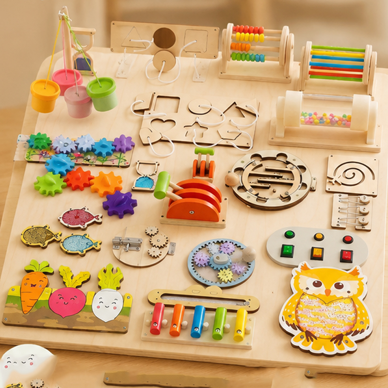 Premium Montessori Busy Board  - огляд і ціна Kids Education Usa